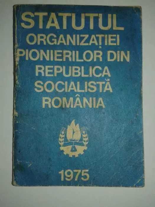 Statutul Organizatiei Pionierilor an 1975