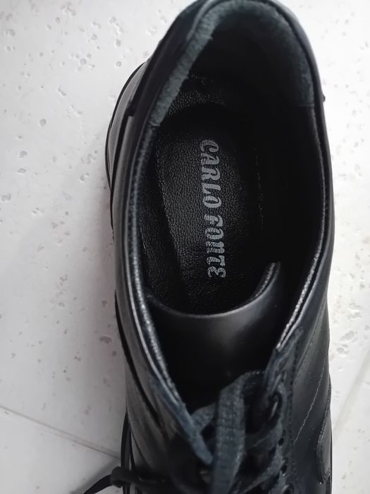 Кожени обувки Карло Фонте