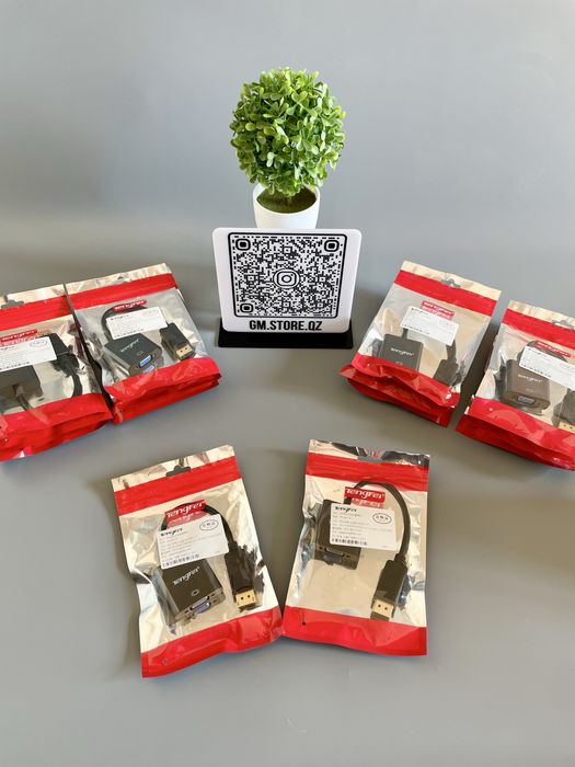 Адаптер HDMI - VGA, DispalyPort - VGA