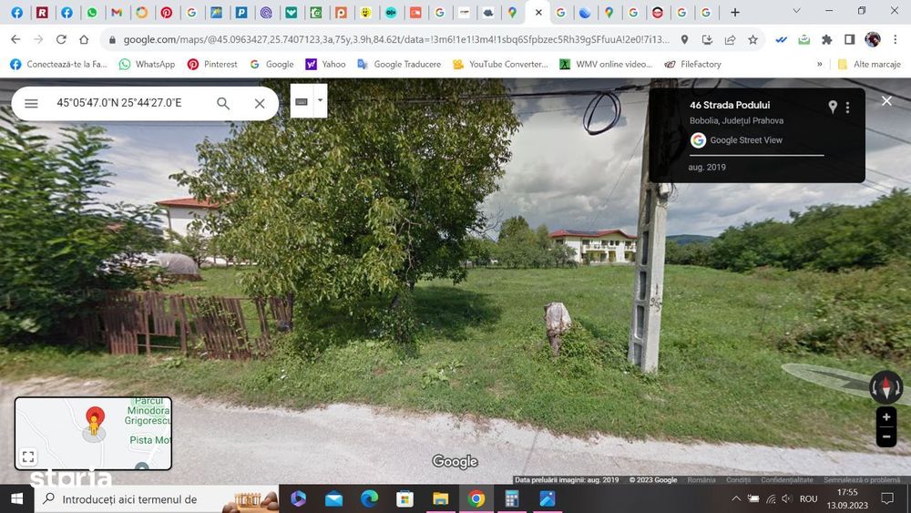 Proprietar Teren intravilan DE VÂNZARE (negociabil) sat Bobolia -PH