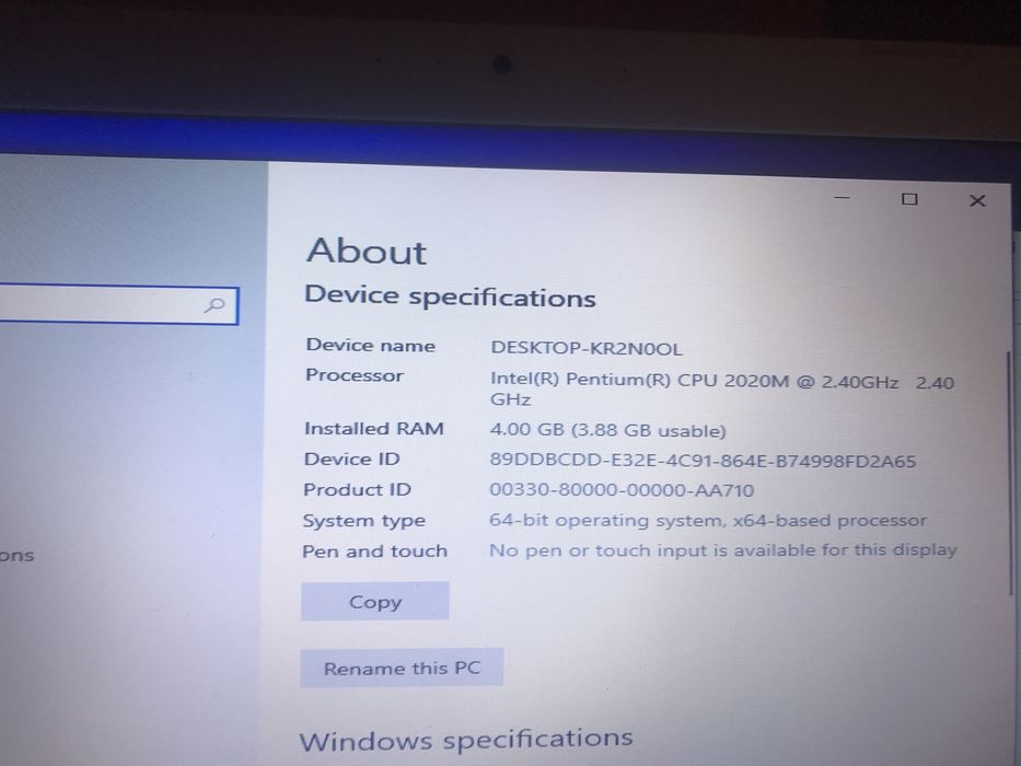 De vanzare laptop utilizat