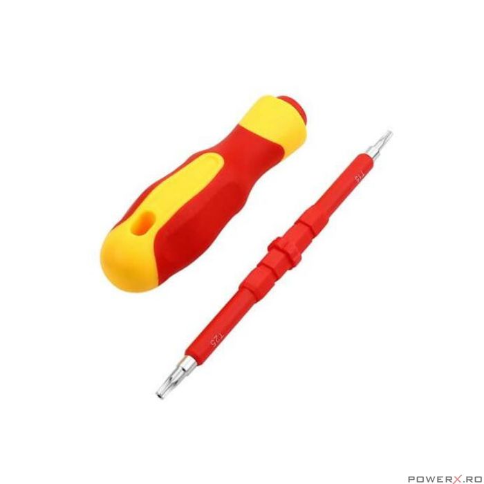 Set surubelnite izolate pentru electricieni, 14 bucati, Kraft