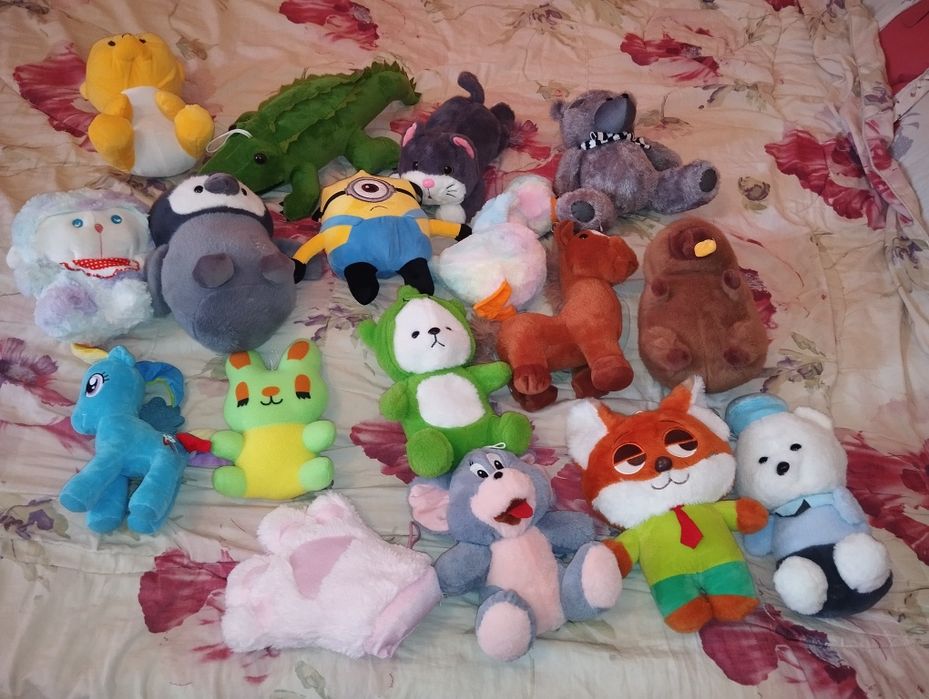 Мягкие игрушки для аппарата Хватайка