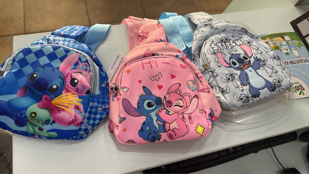 Майнкрафт магнитни блокчета - продадени , раничка на Стич