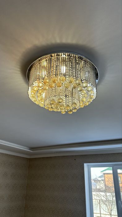 Люстра потолочная хрусталь