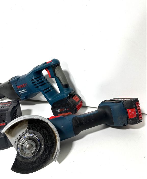 Set Bosch profesional Fierastrau Vulpe GSA 18V-Li/flex GWS 18V-11