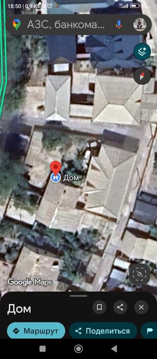 Дом на земле под строительство жилого дома.