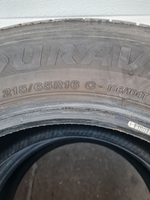 Летни гуми 2 броя за Бус BRIDGESTONE Duravis R660 215 65 R16C дот 0221