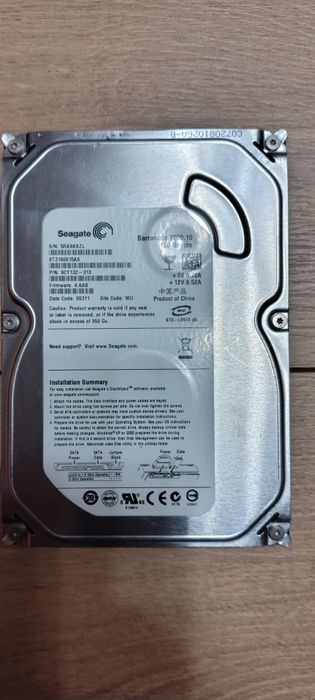 HDD Seagate 160GB, SATA, 7200rpm, viața 100 %