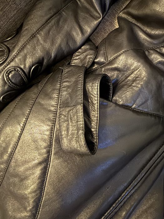 Продам кожаное польто 44 размер