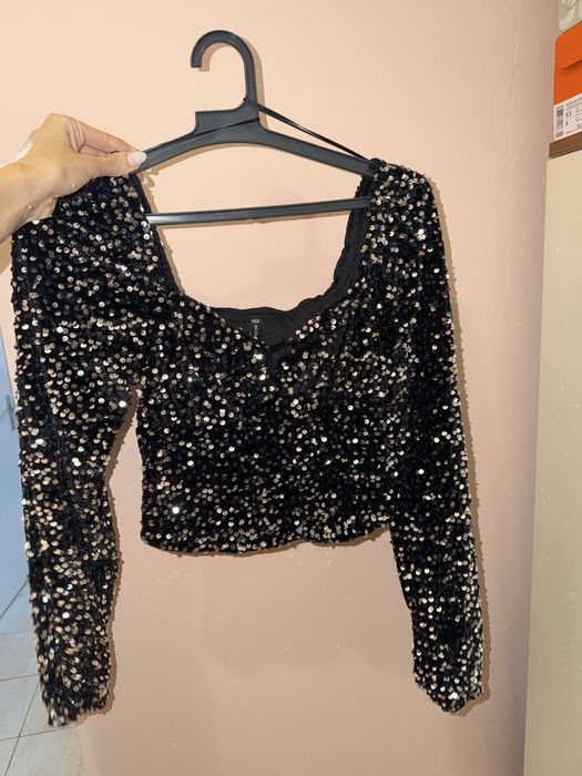 Дамски блузи с къс и дълъг ръкав, различни модели, много стилни - S