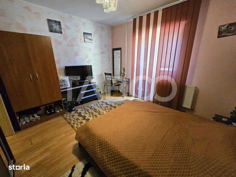 Apartament decomandat de vanzare 2 camere 64 mpu balcon Selimbar Sibiu