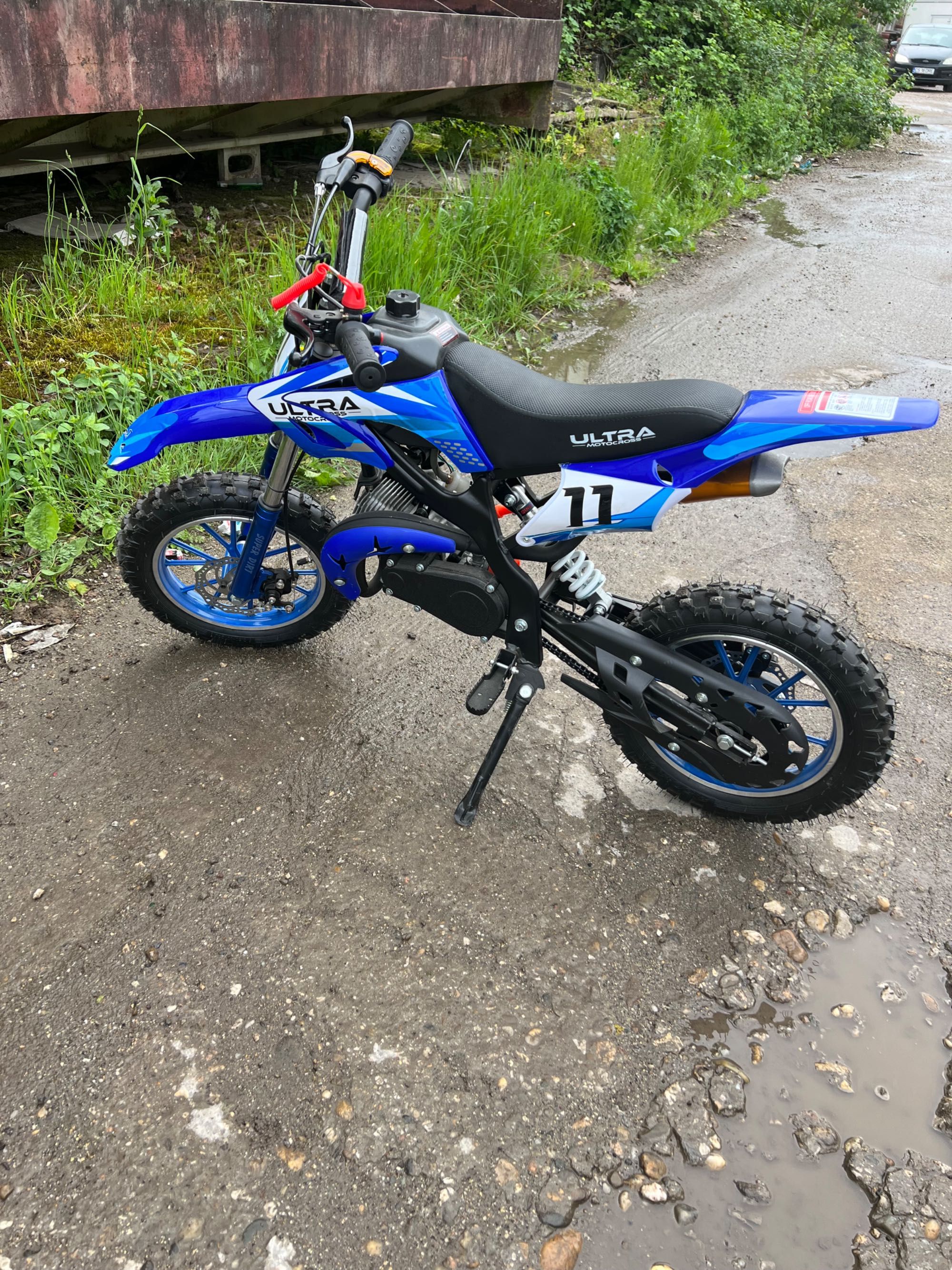 Moto enfant Super cross 49cc 10/10 bleu