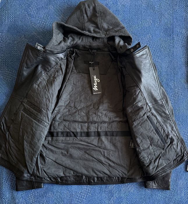 Maze Biker Leather Jacket ОРИГИНАЛНО мъжко яке естествена кожа - M-L