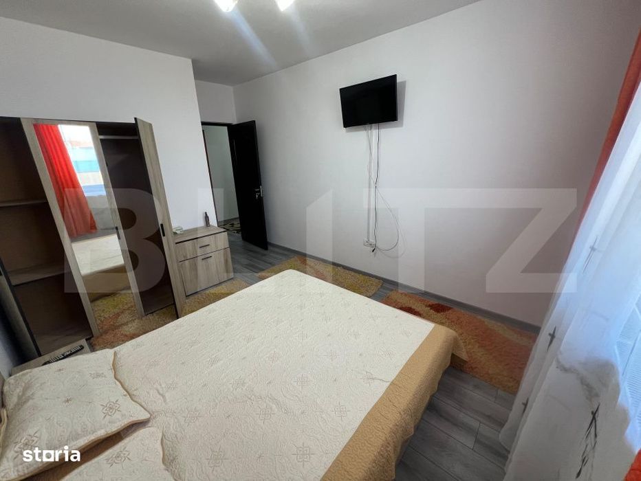 Apartament de inchiriat, cu 2 camere decomandat, 48 mp in zona Comuna