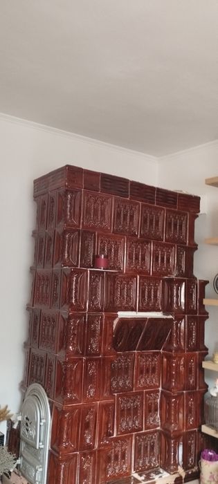 Soba șemineu de teracota