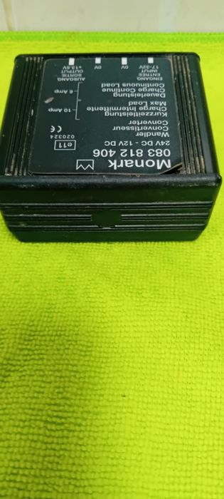 Convector 24V-12V auto pentru stație radio