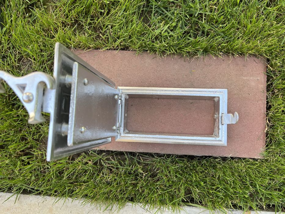 Ușă Dublă Fontă Sobe Teracotă