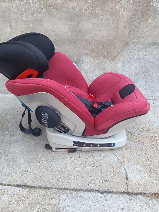 KIKKA BOO Стол за кола 0-36 кг. 4 STRONG ISOFIX Raspberry