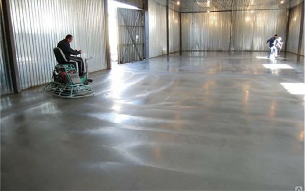 Полы промышленные, эпокисдные, топинг, стяжка