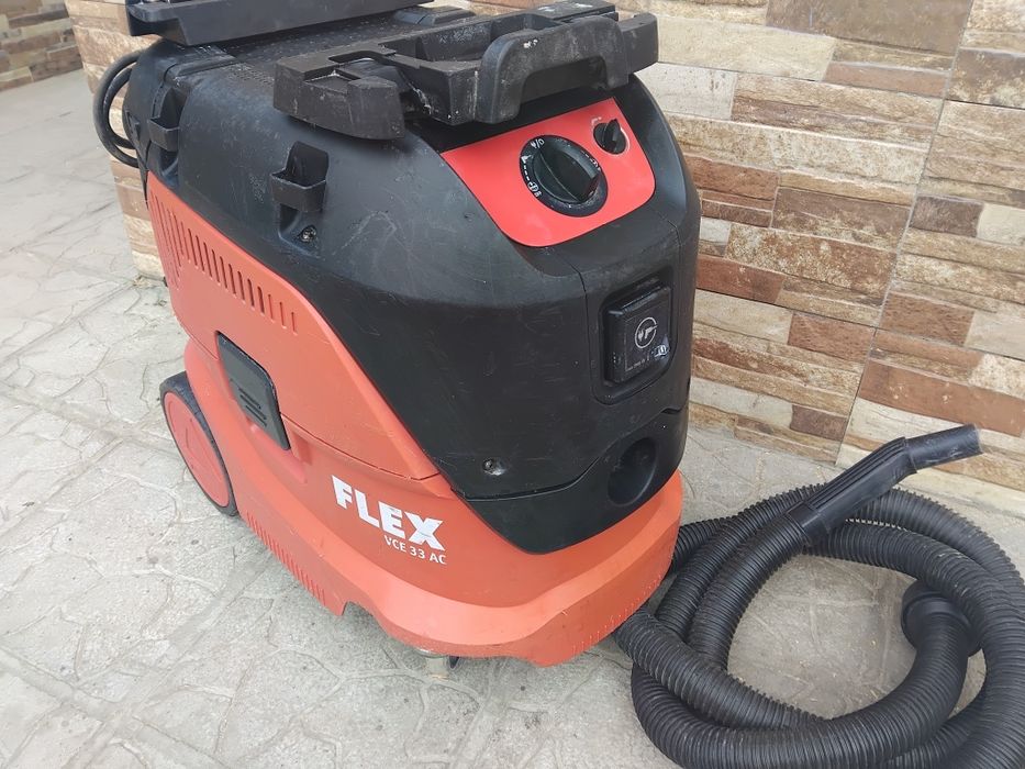 Flex vcl 33 ac Прахосмукачка със Контакт/Тупалка Сухо Мокро Строителство