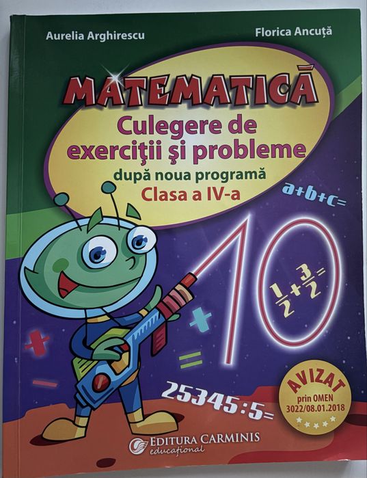 Vând pachet culegeri matematică clasa a IV-a