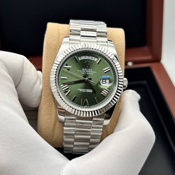 rolex daydate olive dial 40,mm