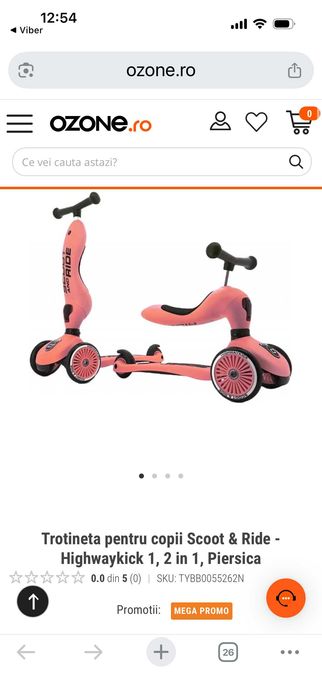 trotineta Scoot and Ride 2 в 1 Highwaykick