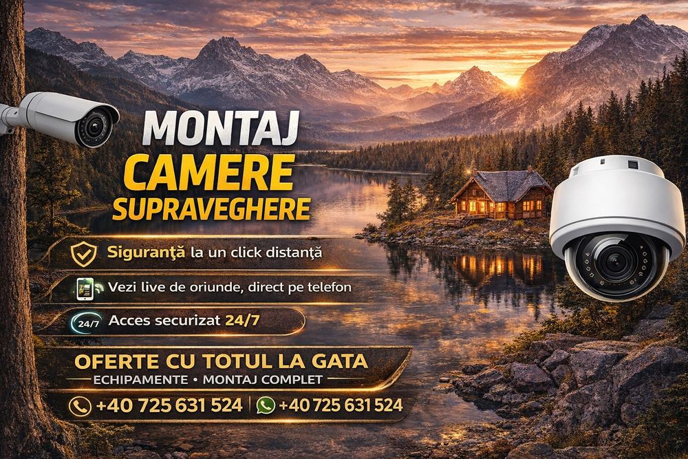 Montez camere supraveghere