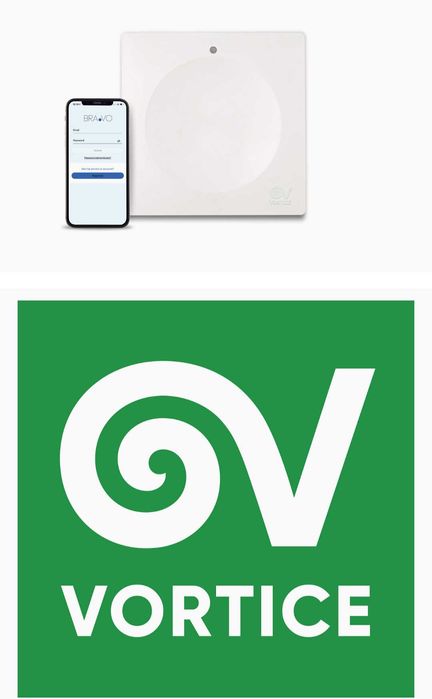 BRA.VO VORTICE Qe 3-скоростен центробежен вентилатор за баня smart нов