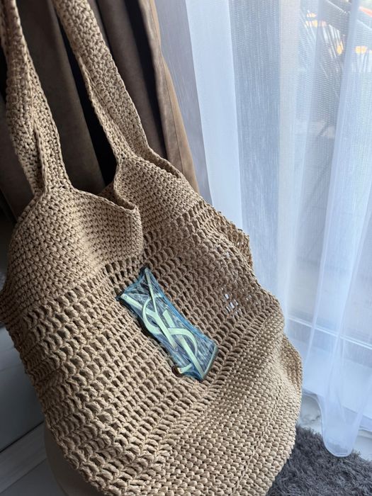 Ysl плетена чанта