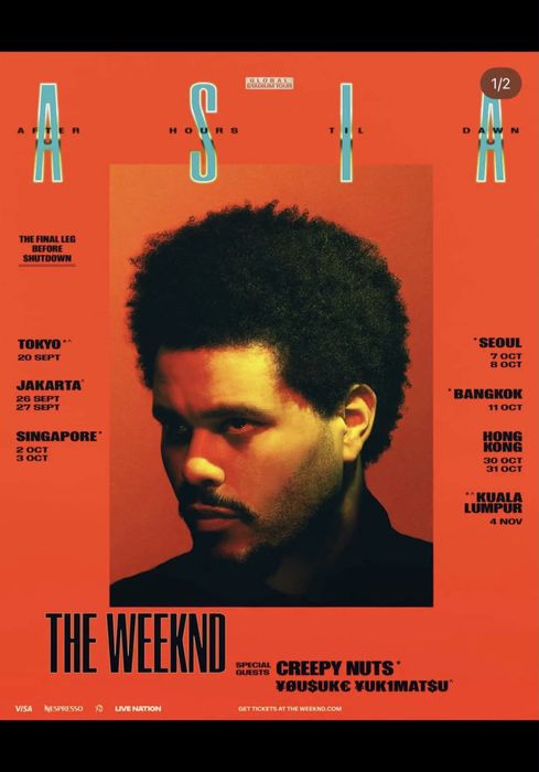 Билет на концерт The Weeknd Сингапур