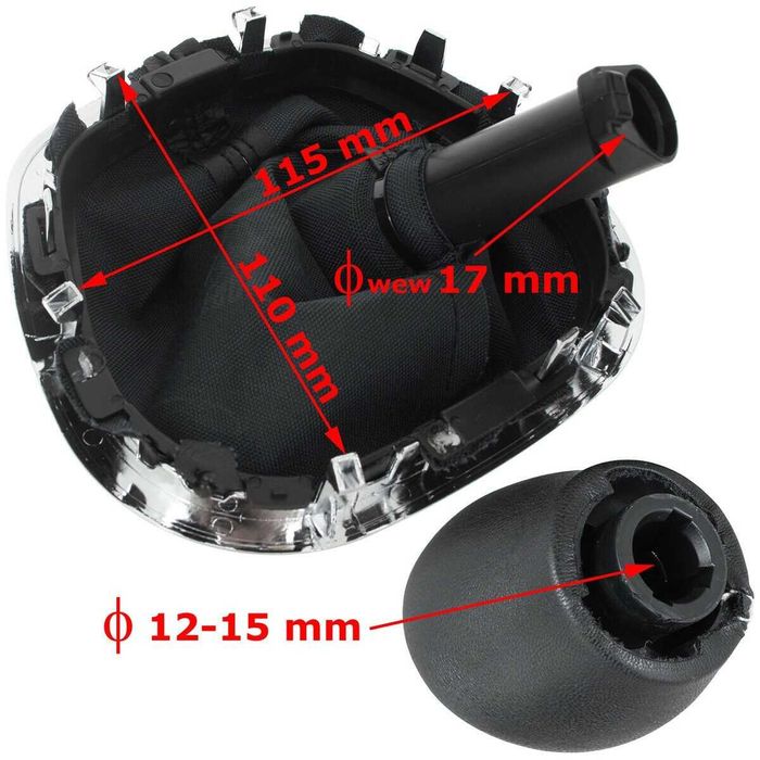 Топка скоростен лост с маншон от Opel Опел Vivaro Renault Trafic 14-19