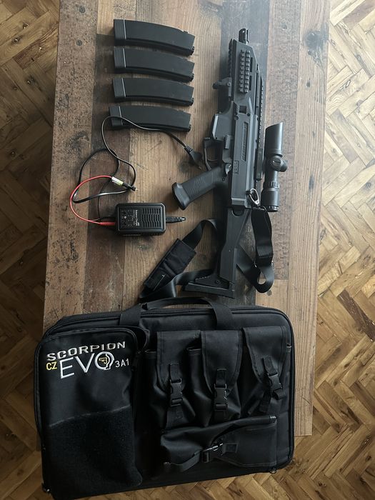 Airsoft пушка и екипировка