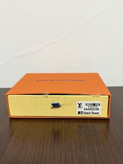 Portofel Louis Vuitton Monogram Eclipse Black / Black Flower Original