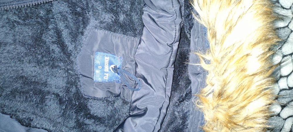 Зимно яке с уникална яка