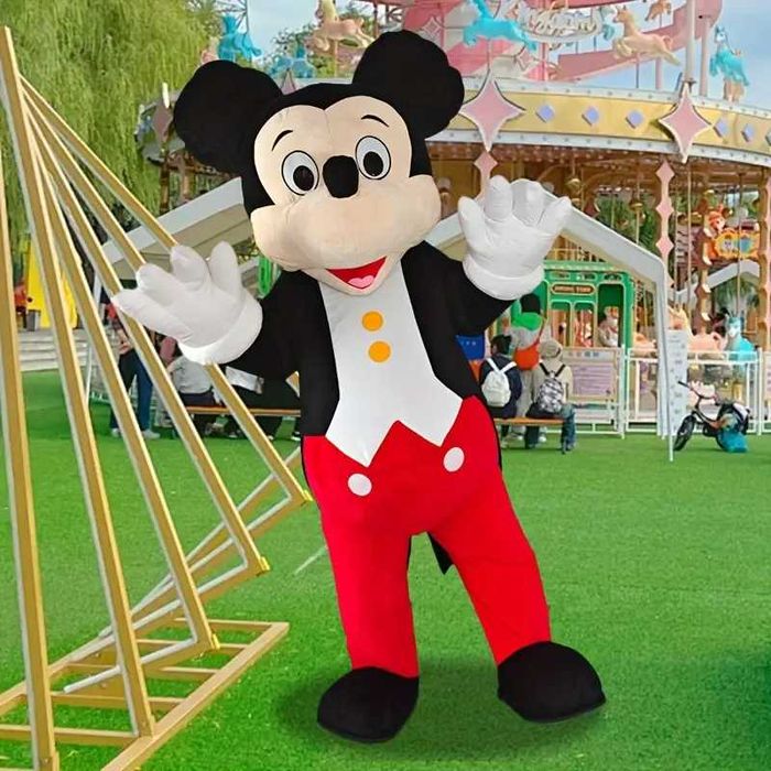 Гигантски надуваем Костюм на Лило и Стич 2,6м за парти Розов