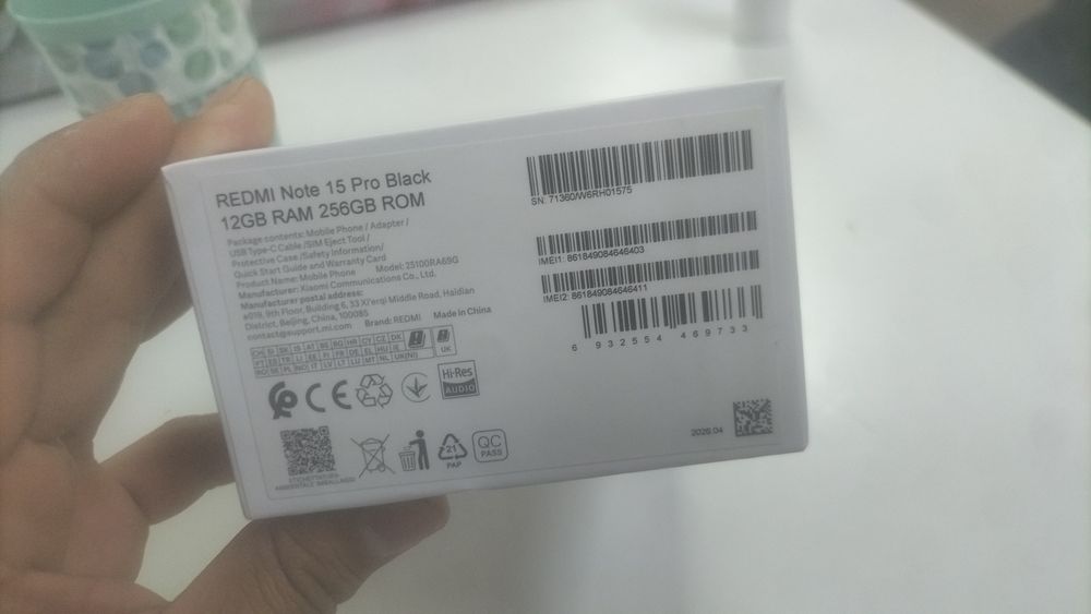 Redmi Not 15 pro