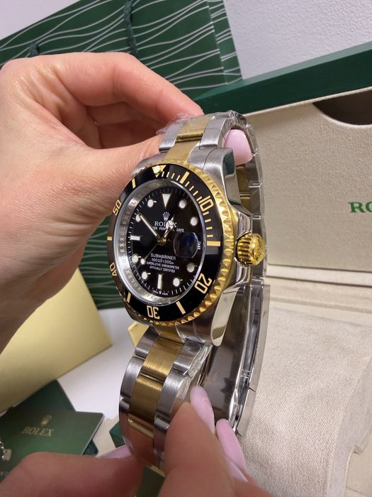 Ceas Rolex Submariner 41mm Semigold