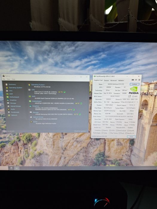 Calculator i3-10100, 16 GB, ssd 512 GB, GTX970, light gaming