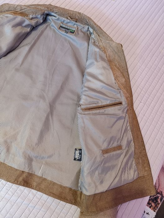 Мъжко яке от естествена телешка кожа