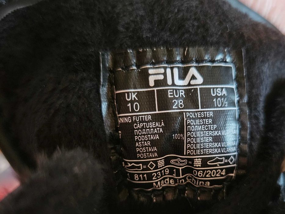Чисто нови зимни маратонки с подплата Fila