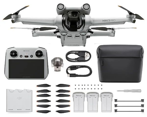 Нов! Дрон DJI Mini 3 pro + DJI RC + Fly more combo + care refresh