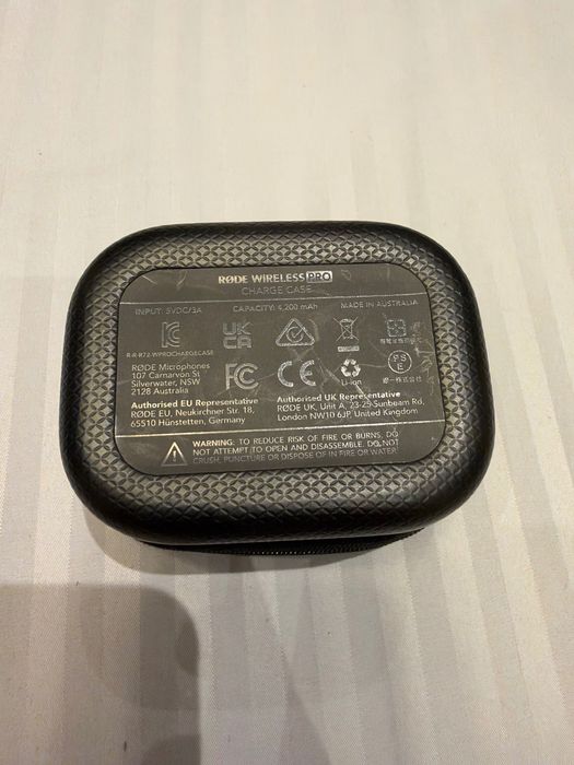 RODE Wireless Pro Lavaliere cu charging case