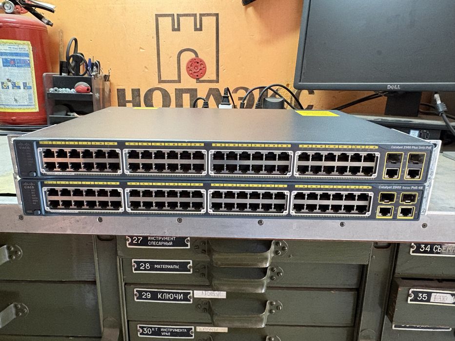 Комуттатор cisco 2960 POE 48 портов