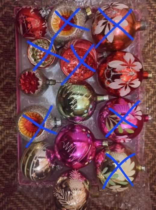 СССР Дед Мороз, елочные игрушки,см.все фото