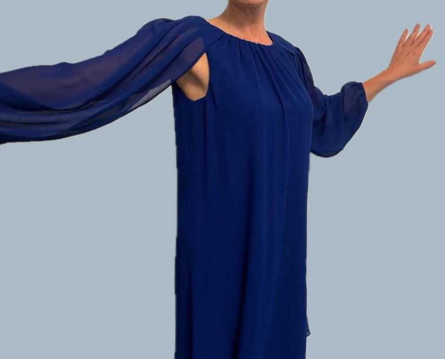 оригинална елегантна рокля DKNY