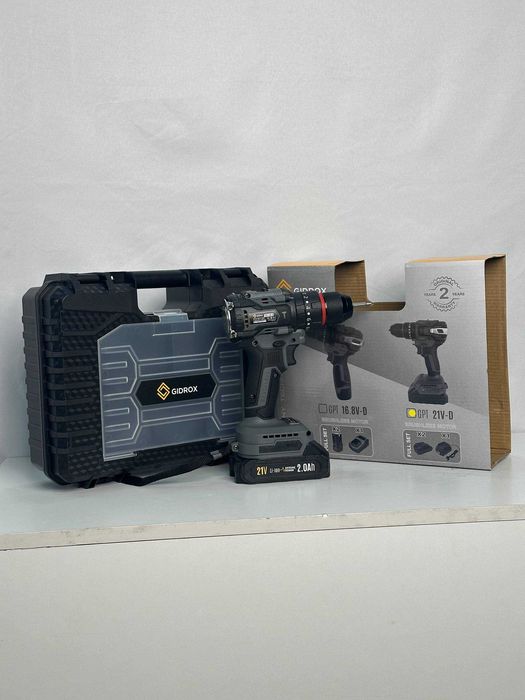 Дрель-шуруповерт GIDROX