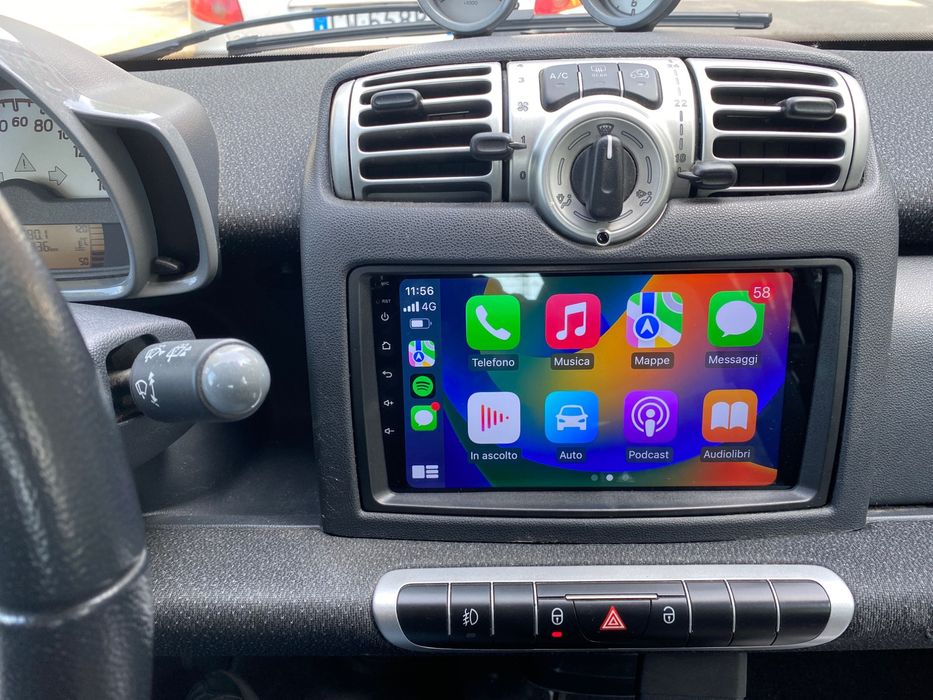 Navigatie Android Smart  Forfour Waze YouTube GPS BT USB