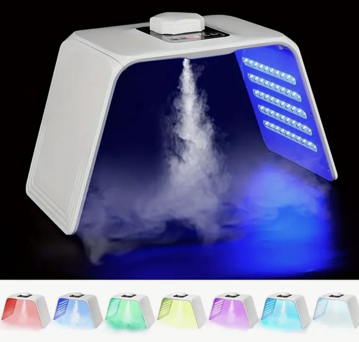 LED маска за лице с функция за пръскане и 7 светлини